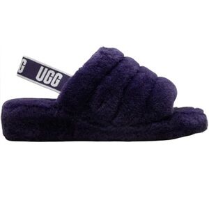 NWOT Ugg Purple Fluff Yeah Slides